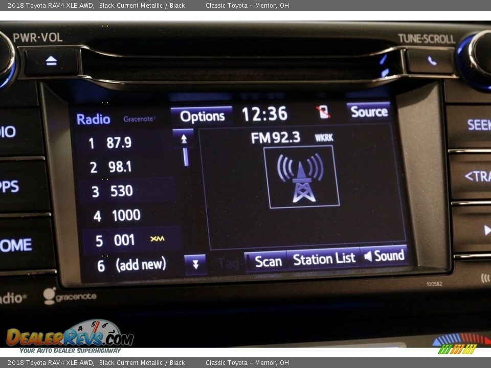 2018 Toyota RAV4 XLE AWD Black Current Metallic / Black Photo #11
