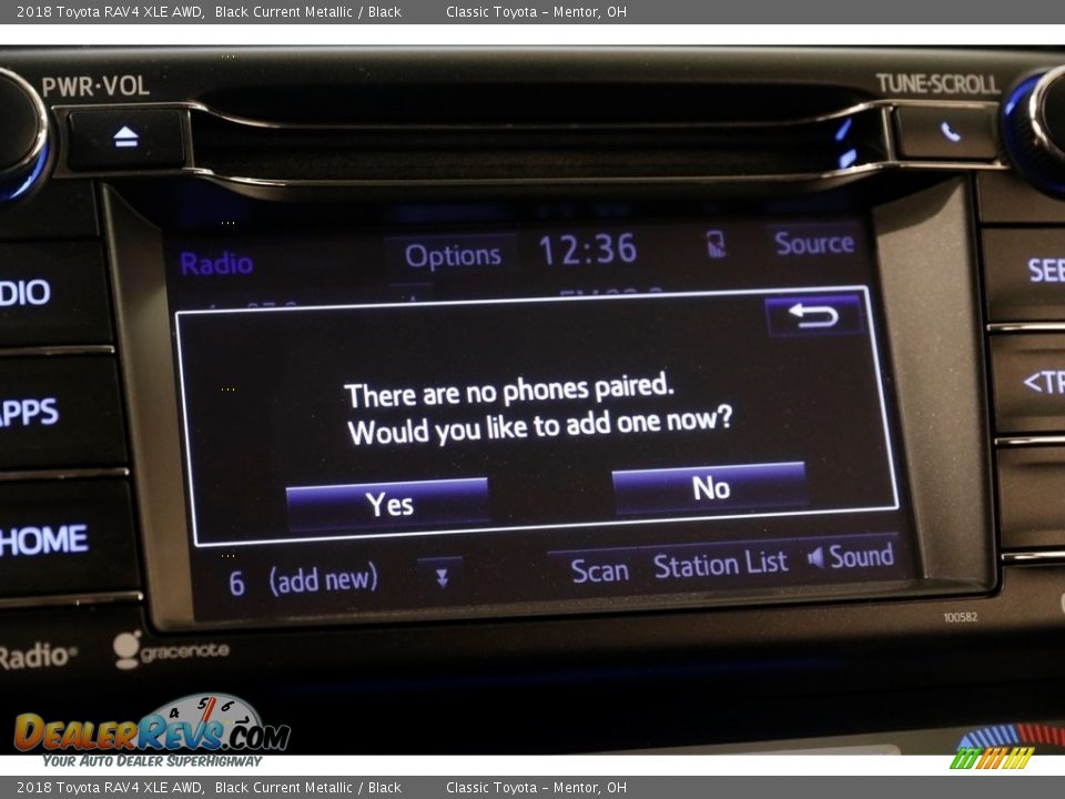 2018 Toyota RAV4 XLE AWD Black Current Metallic / Black Photo #12