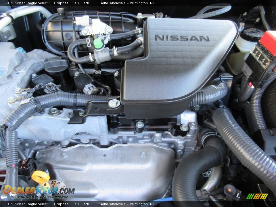 2015 Nissan Rogue Select S Graphite Blue / Black Photo #6