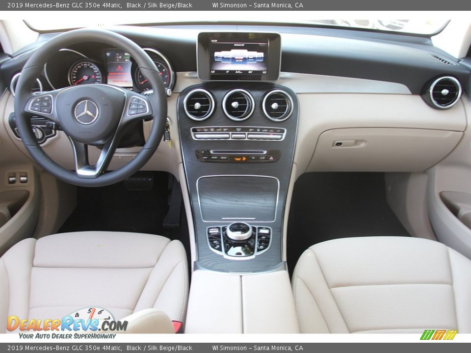 2019 Mercedes-Benz GLC 350e 4Matic Black / Silk Beige/Black Photo #10