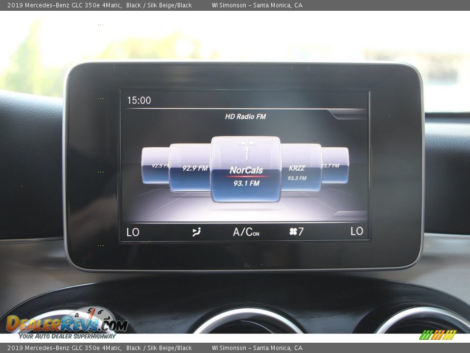 2019 Mercedes-Benz GLC 350e 4Matic Black / Silk Beige/Black Photo #12