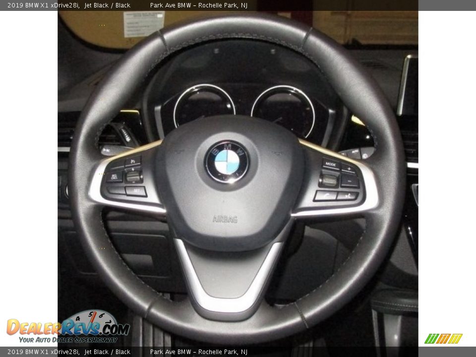 2019 BMW X1 xDrive28i Jet Black / Black Photo #24