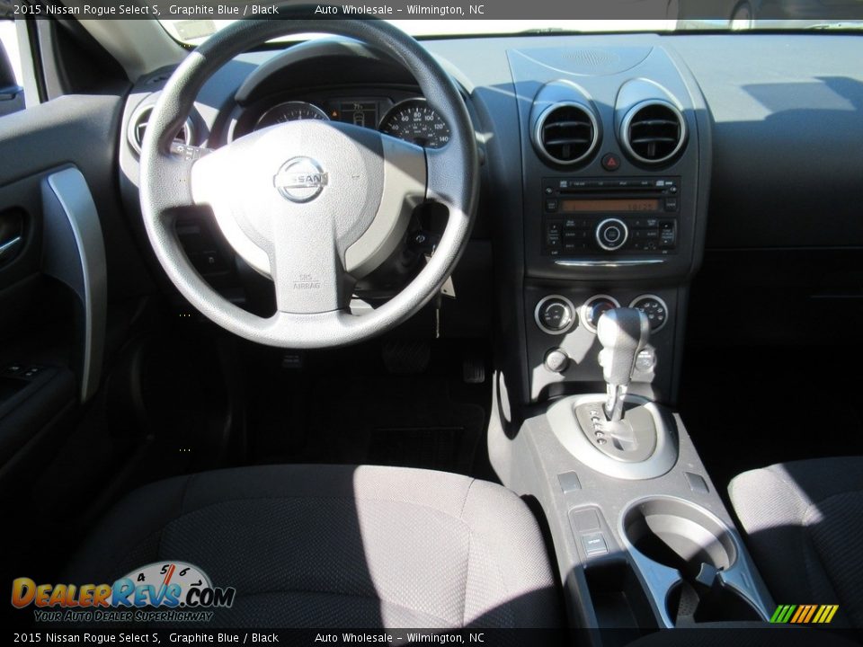 2015 Nissan Rogue Select S Graphite Blue / Black Photo #16