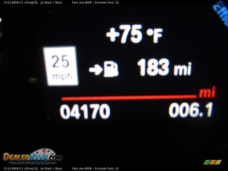 2019 BMW X1 xDrive28i Jet Black / Black Photo #25