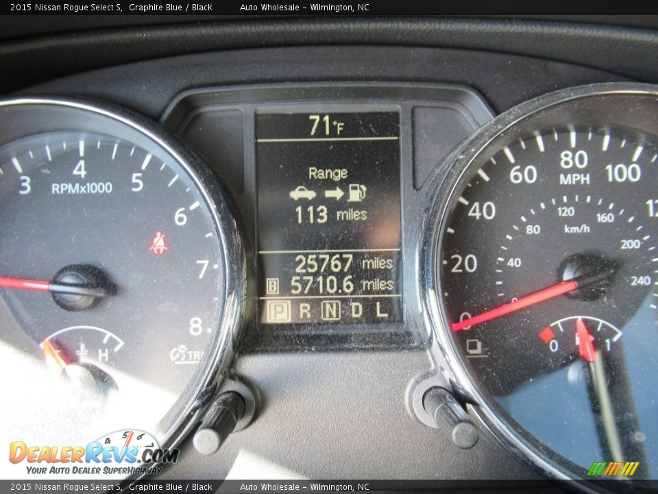 2015 Nissan Rogue Select S Graphite Blue / Black Photo #17