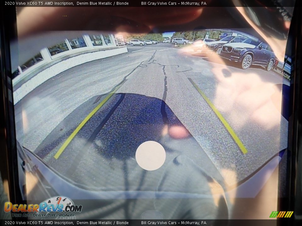 2020 Volvo XC60 T5 AWD Inscription Denim Blue Metallic / Blonde Photo #14