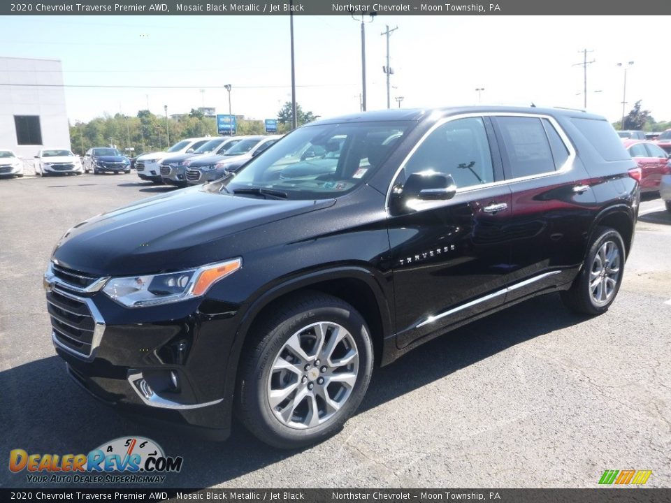 2020 Chevrolet Traverse Premier AWD Mosaic Black Metallic / Jet Black Photo #1