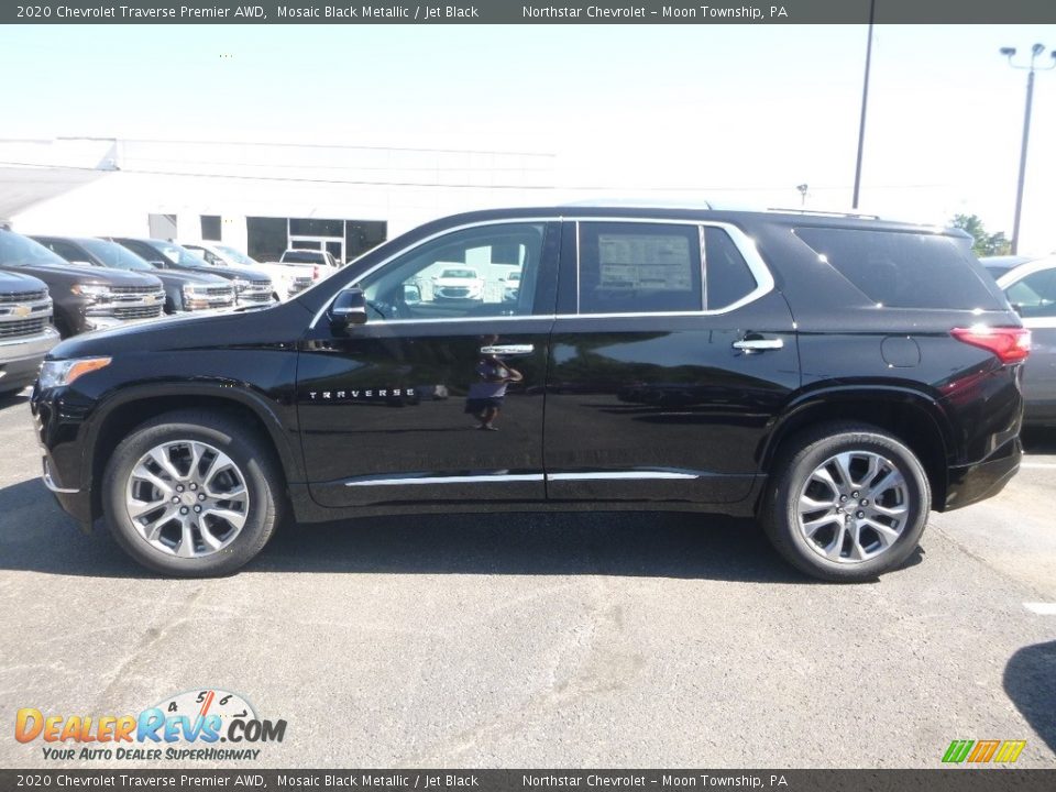 2020 Chevrolet Traverse Premier AWD Mosaic Black Metallic / Jet Black Photo #2