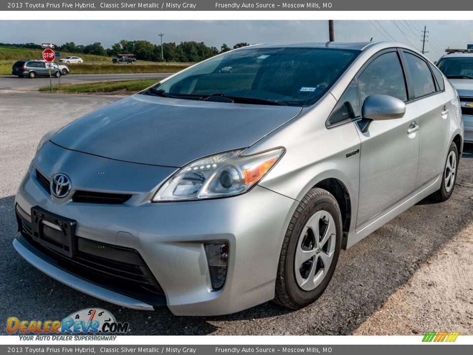 Classic Silver Metallic 2013 Toyota Prius Five Hybrid Photo #8