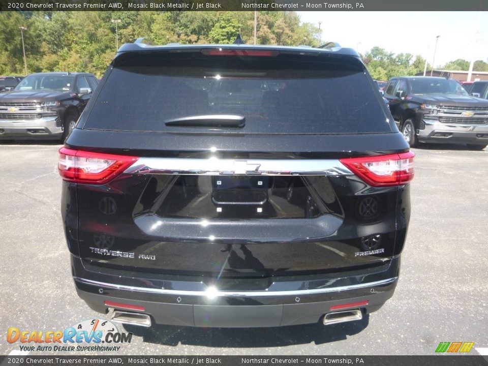 2020 Chevrolet Traverse Premier AWD Mosaic Black Metallic / Jet Black Photo #4