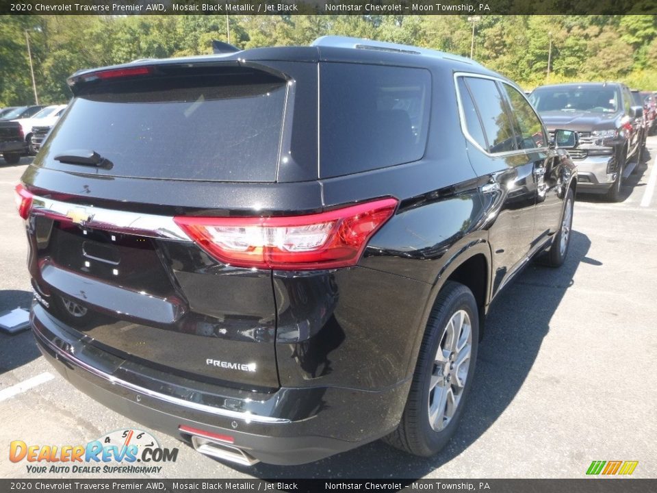 2020 Chevrolet Traverse Premier AWD Mosaic Black Metallic / Jet Black Photo #5