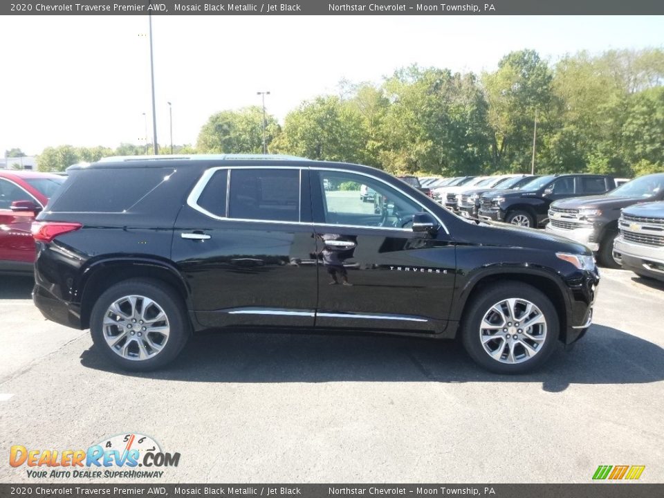 2020 Chevrolet Traverse Premier AWD Mosaic Black Metallic / Jet Black Photo #6