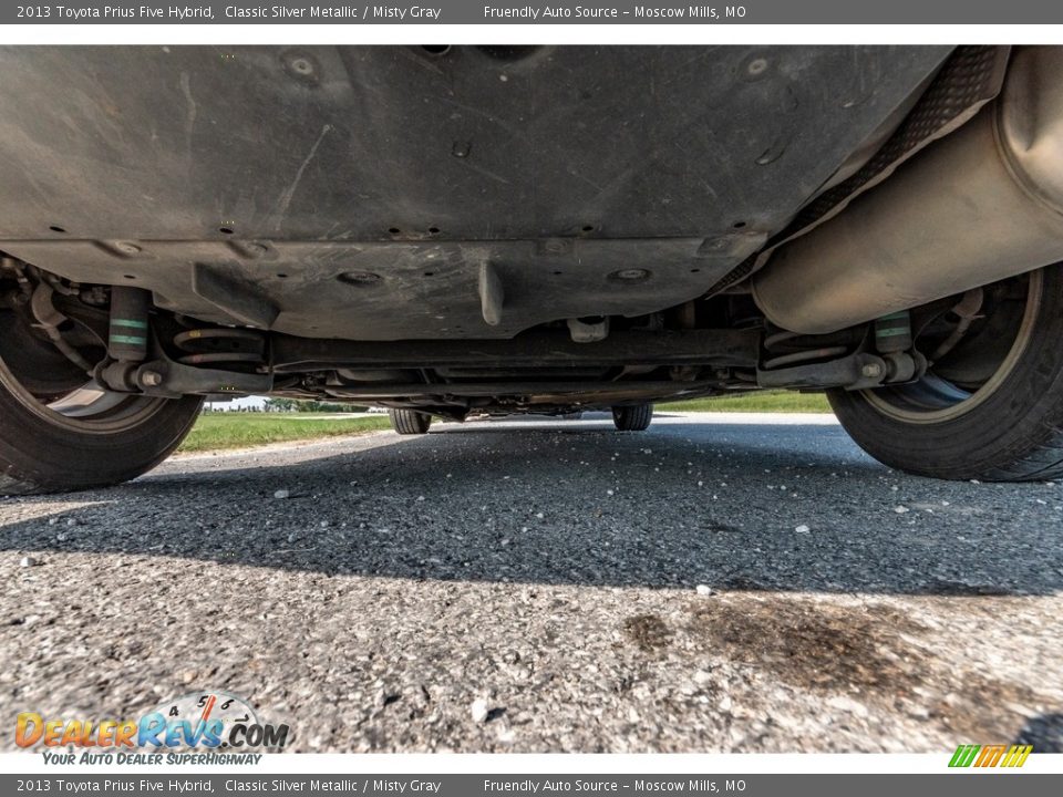 2013 Toyota Prius Five Hybrid Classic Silver Metallic / Misty Gray Photo #13