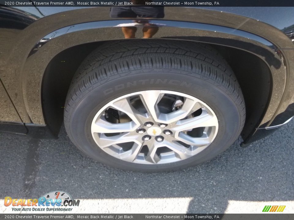 2020 Chevrolet Traverse Premier AWD Mosaic Black Metallic / Jet Black Photo #9