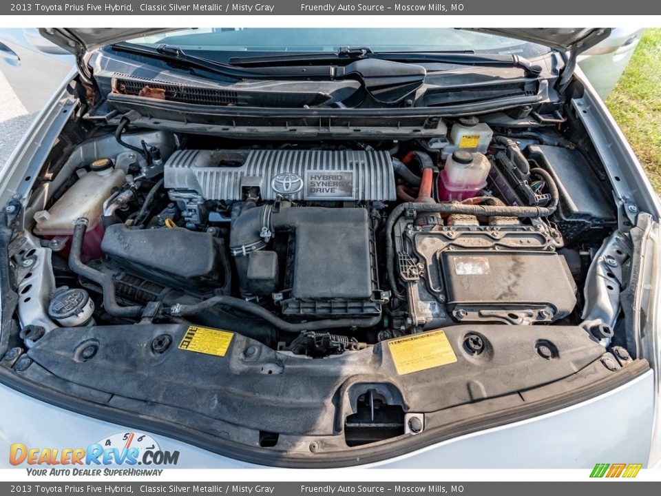 2013 Toyota Prius Five Hybrid 1.8 Liter DOHC 16-Valve VVT-i 4 Cylinder/Electric Hybrid Engine Photo #16