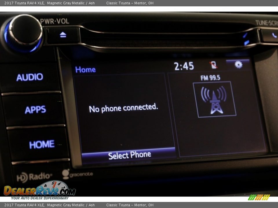 2017 Toyota RAV4 XLE Magnetic Gray Metallic / Ash Photo #10