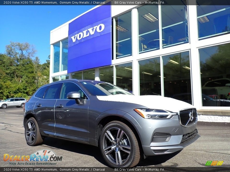 2020 Volvo XC60 T5 AWD Momentum Osmium Grey Metallic / Charcoal Photo #1