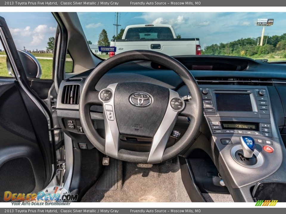 2013 Toyota Prius Five Hybrid Steering Wheel Photo #32