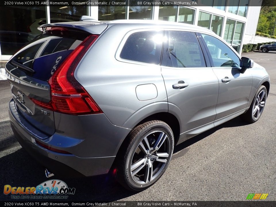 2020 Volvo XC60 T5 AWD Momentum Osmium Grey Metallic / Charcoal Photo #2