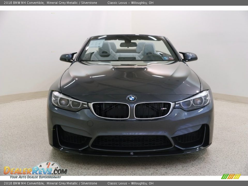 2018 BMW M4 Convertible Mineral Grey Metallic / Silverstone Photo #3