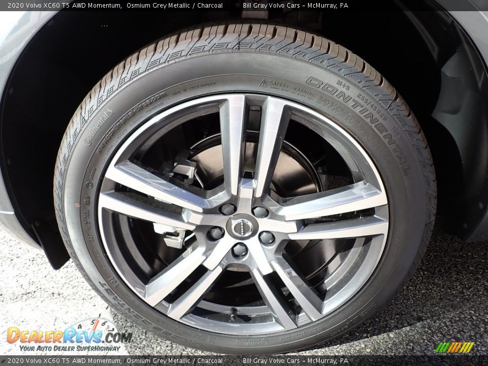 2020 Volvo XC60 T5 AWD Momentum Osmium Grey Metallic / Charcoal Photo #6