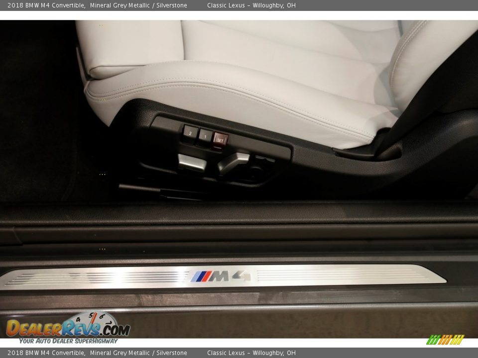 2018 BMW M4 Convertible Mineral Grey Metallic / Silverstone Photo #7