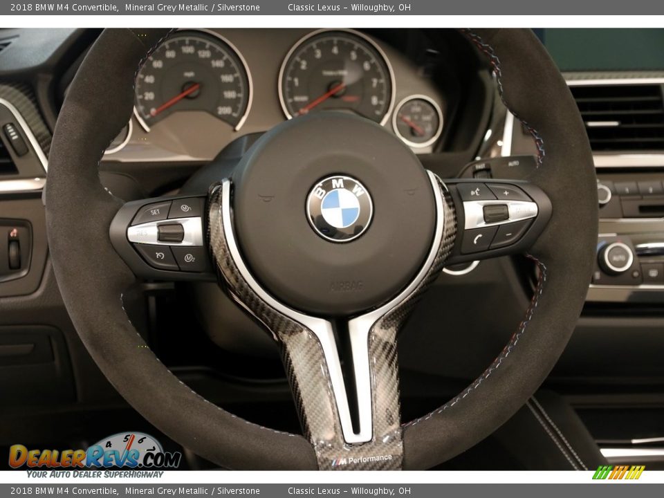 2018 BMW M4 Convertible Steering Wheel Photo #9