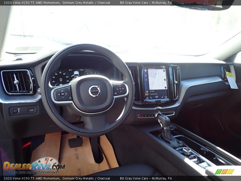 2020 Volvo XC60 T5 AWD Momentum Osmium Grey Metallic / Charcoal Photo #9
