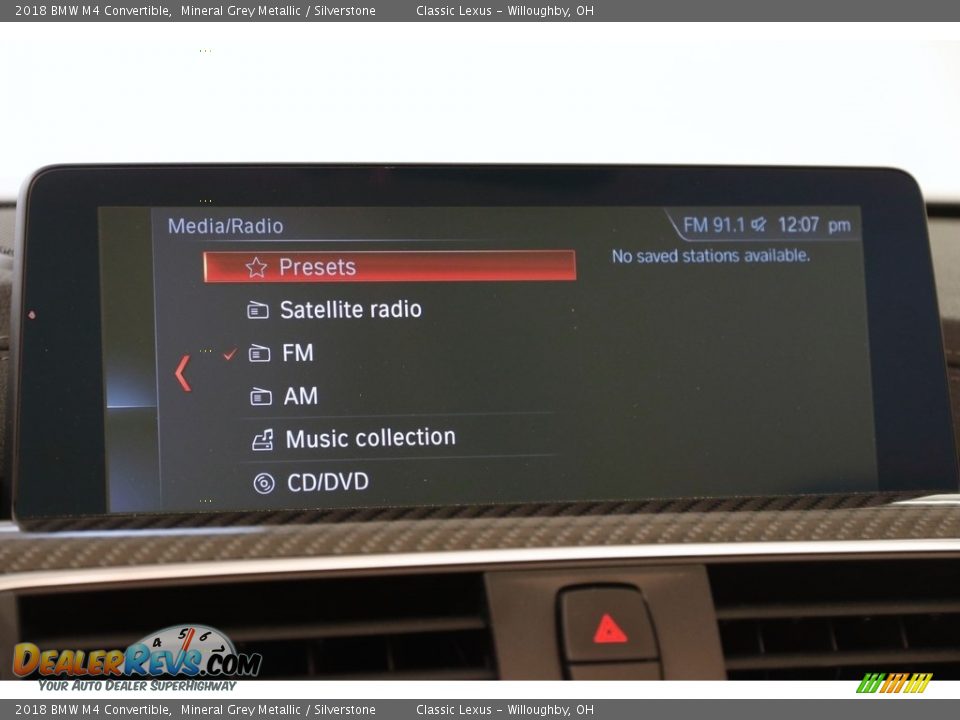 2018 BMW M4 Convertible Mineral Grey Metallic / Silverstone Photo #15