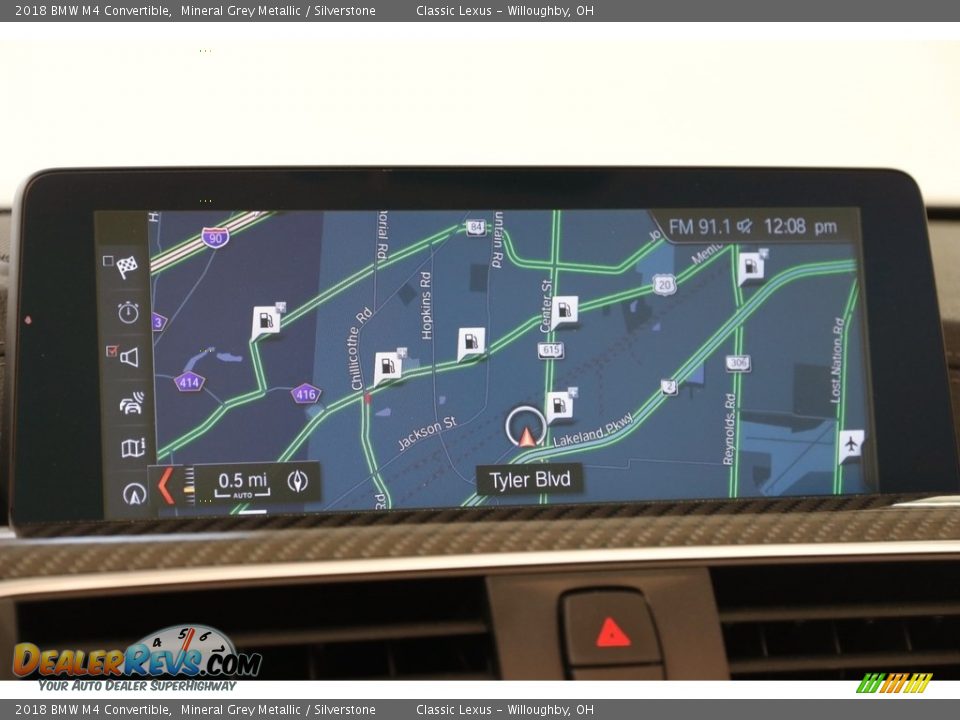 2018 BMW M4 Convertible Mineral Grey Metallic / Silverstone Photo #18