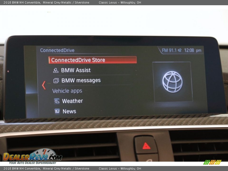 2018 BMW M4 Convertible Mineral Grey Metallic / Silverstone Photo #19