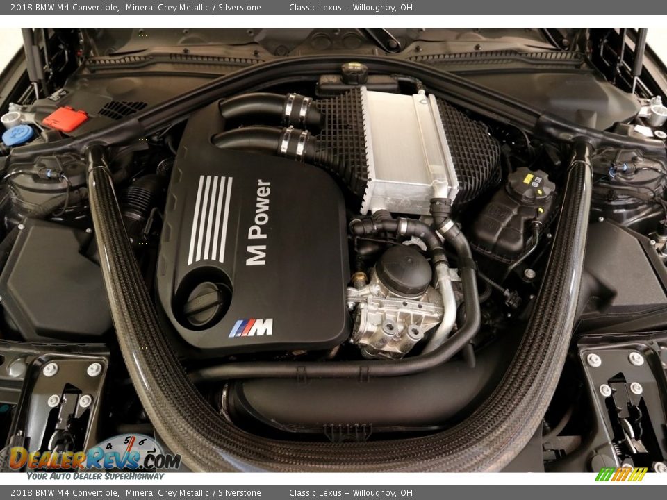 2018 BMW M4 Convertible 3.0 Liter M TwinPower Turbocharged DOHC 24-Valve VVT Inline 6 Cylinder Engine Photo #33