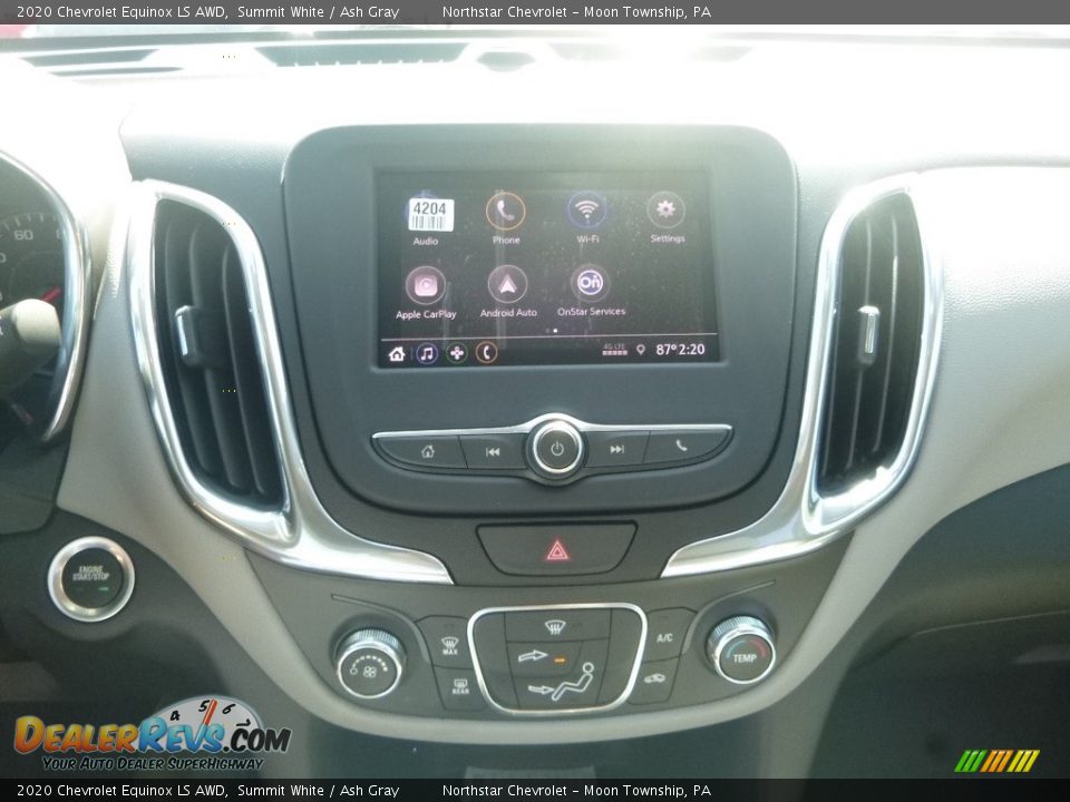 2020 Chevrolet Equinox LS AWD Summit White / Ash Gray Photo #17
