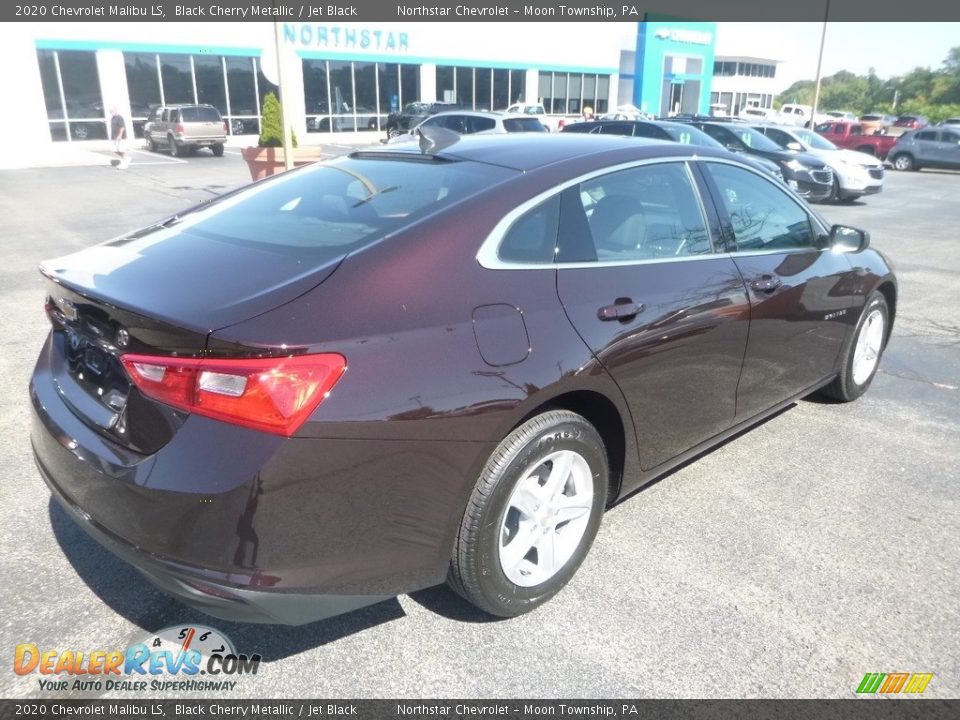 2020 Chevrolet Malibu LS Black Cherry Metallic / Jet Black Photo #5