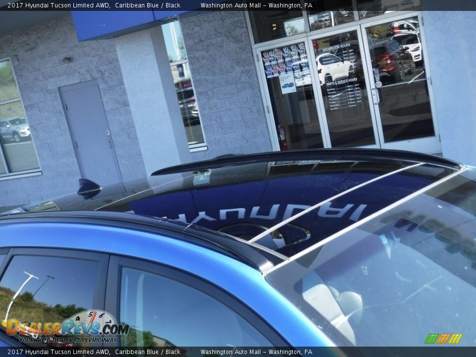 2017 Hyundai Tucson Limited AWD Caribbean Blue / Black Photo #4