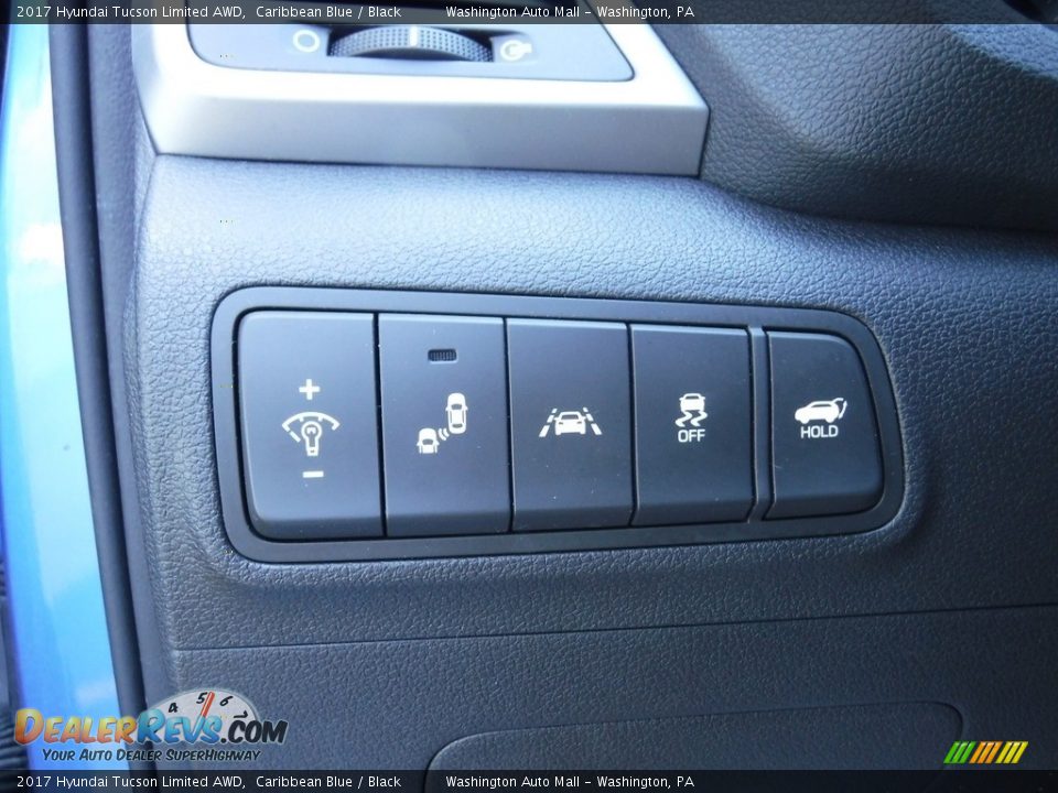 2017 Hyundai Tucson Limited AWD Caribbean Blue / Black Photo #18