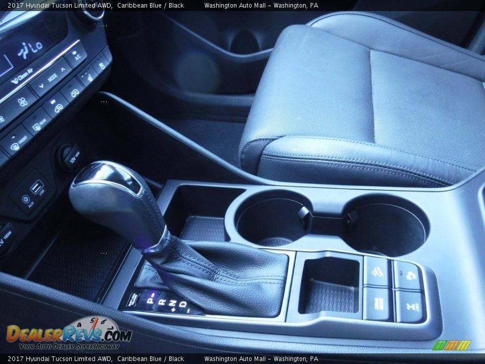2017 Hyundai Tucson Limited AWD Caribbean Blue / Black Photo #20
