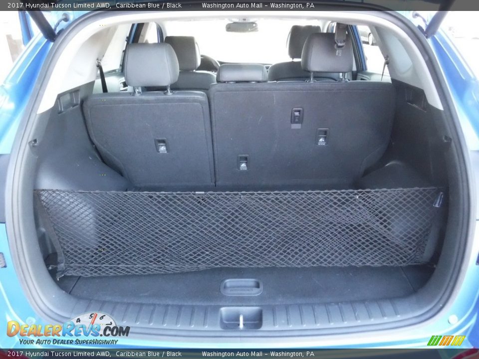 2017 Hyundai Tucson Limited AWD Caribbean Blue / Black Photo #28
