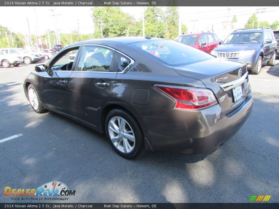 2014 Nissan Altima 2.5 SV Java Metallic / Charcoal Photo #8