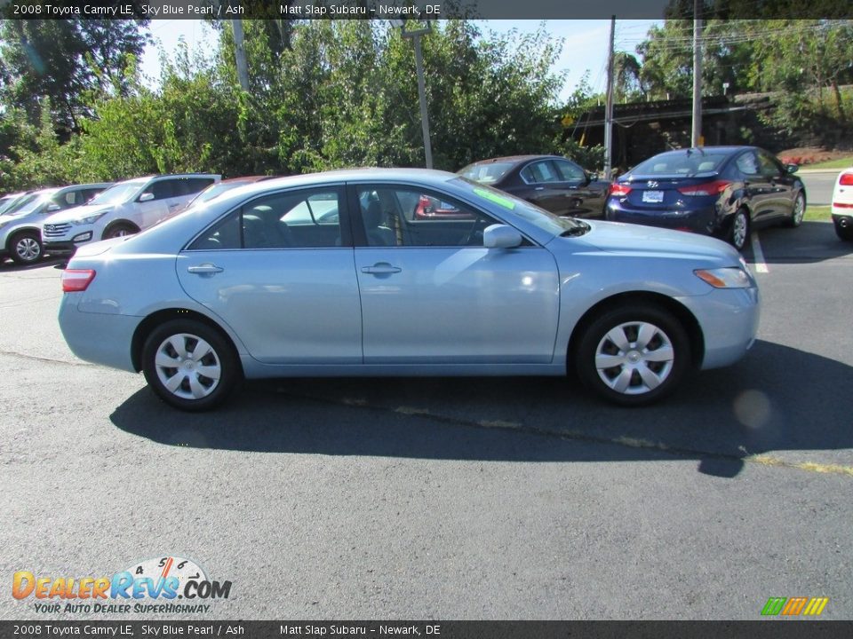 2008 Toyota Camry LE Sky Blue Pearl / Ash Photo #5