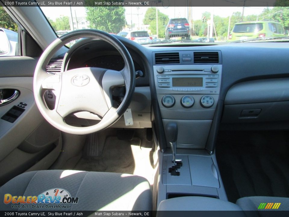 2008 Toyota Camry LE Sky Blue Pearl / Ash Photo #10