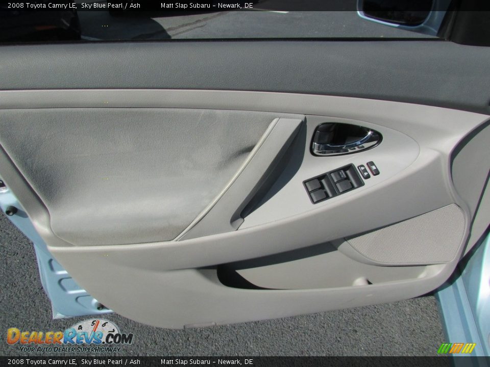 2008 Toyota Camry LE Sky Blue Pearl / Ash Photo #13