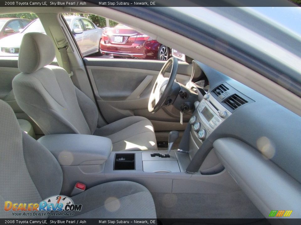2008 Toyota Camry LE Sky Blue Pearl / Ash Photo #16