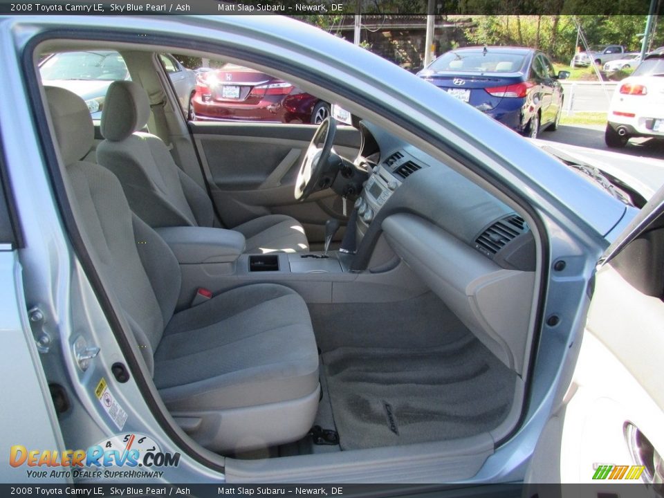 2008 Toyota Camry LE Sky Blue Pearl / Ash Photo #17