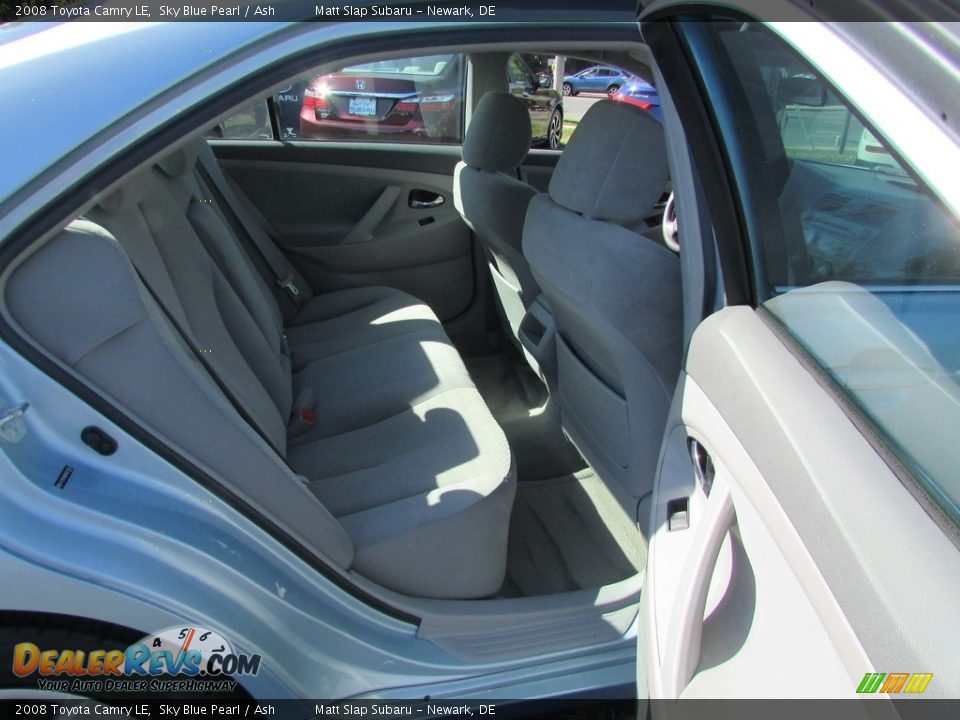 2008 Toyota Camry LE Sky Blue Pearl / Ash Photo #18