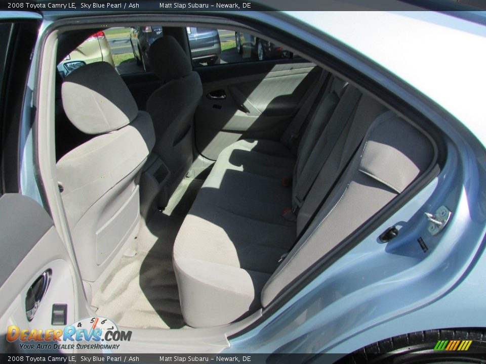 2008 Toyota Camry LE Sky Blue Pearl / Ash Photo #20
