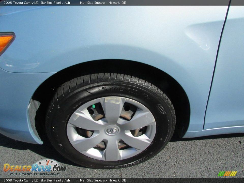 2008 Toyota Camry LE Sky Blue Pearl / Ash Photo #21