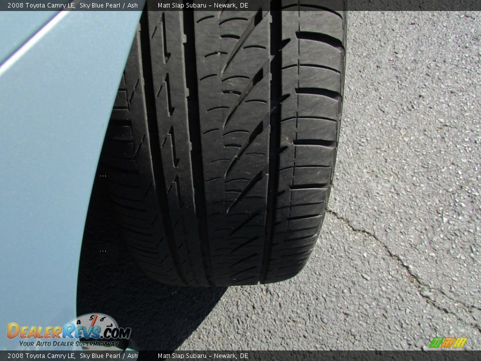 2008 Toyota Camry LE Sky Blue Pearl / Ash Photo #22