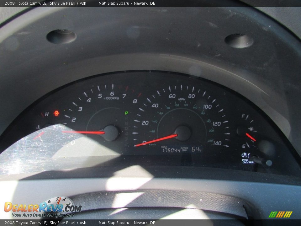 2008 Toyota Camry LE Sky Blue Pearl / Ash Photo #26