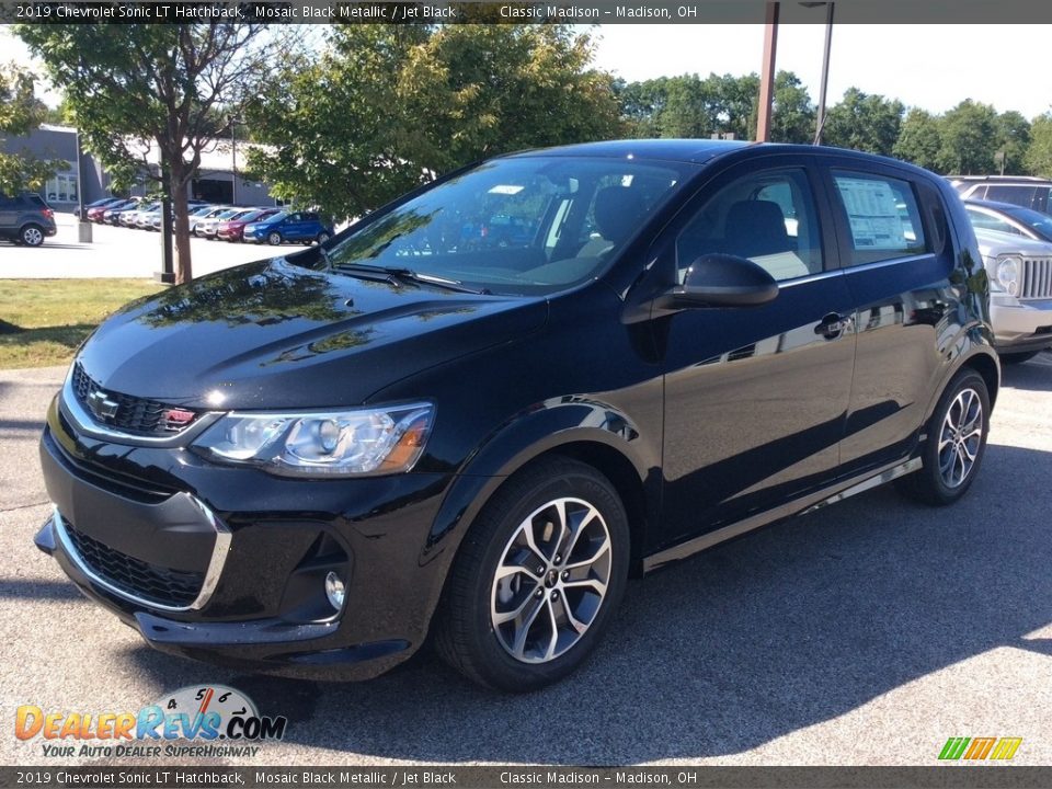 2019 Chevrolet Sonic LT Hatchback Mosaic Black Metallic / Jet Black Photo #5